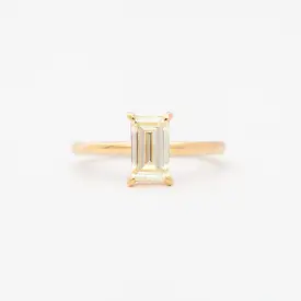 1.11 ct Vintage Baguette Coursiere Solitaire