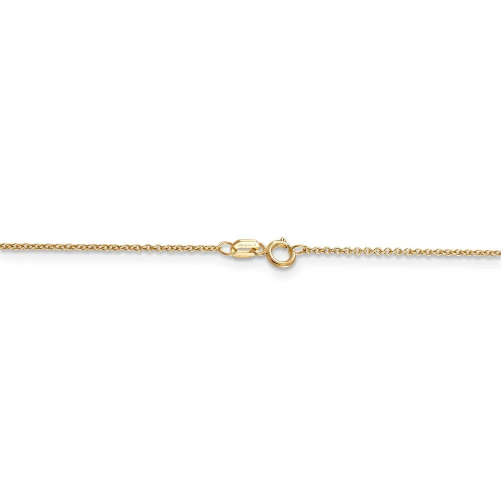 14k Yellow Gold Pot of Gold Necklace