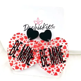 2 Be Mine Heart Dangle Earrings