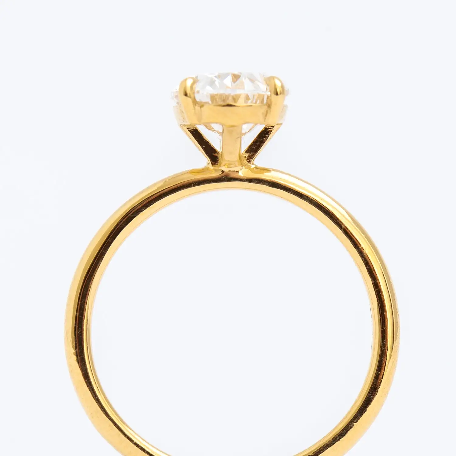 2.00 ct Lab-Grown Oval Coursière Solitaire