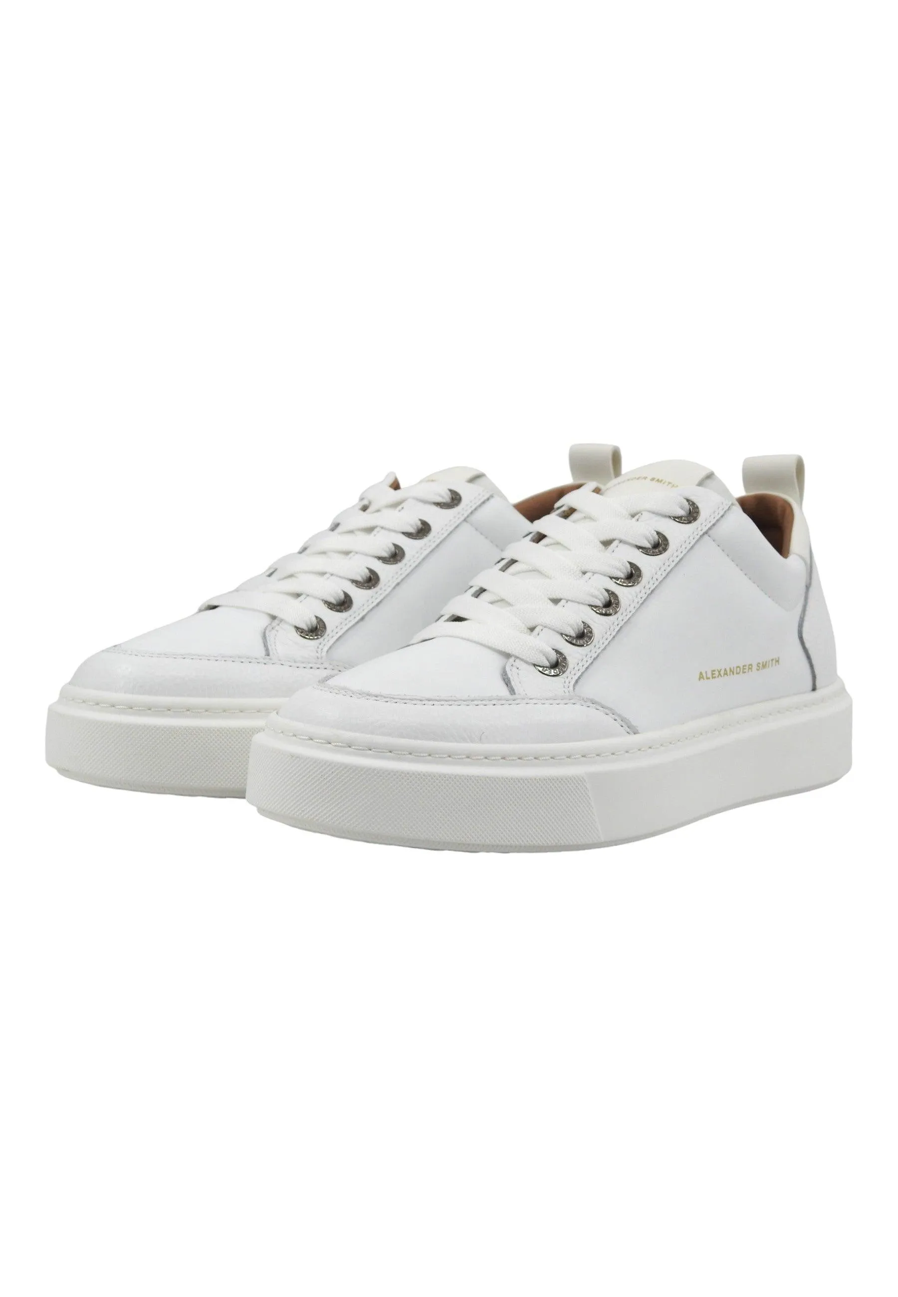 ALEXANDER SMITH Bond Sneaker Uomo Total White BDM3303