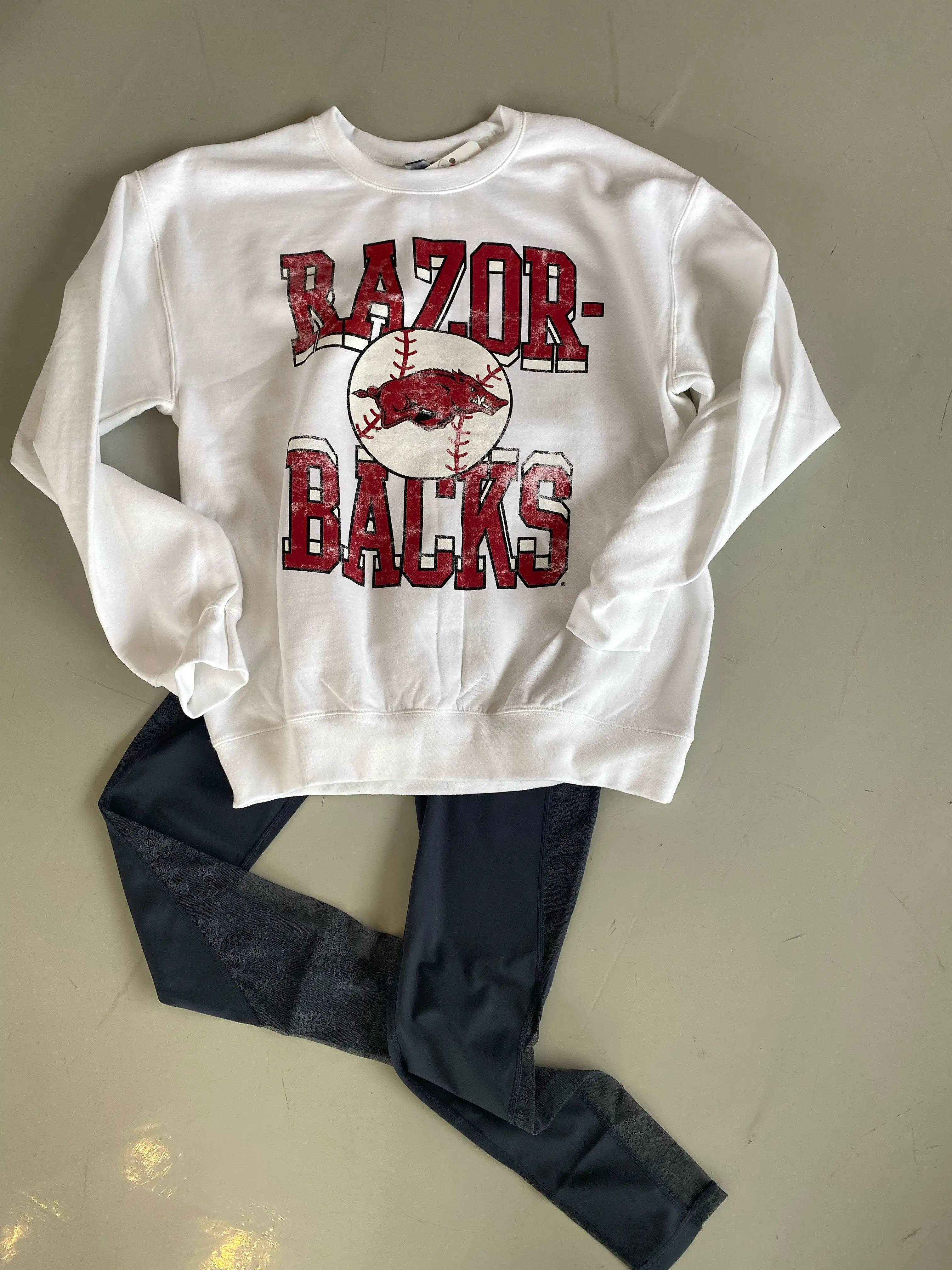 AR Razorback Baseball Sweatshirt