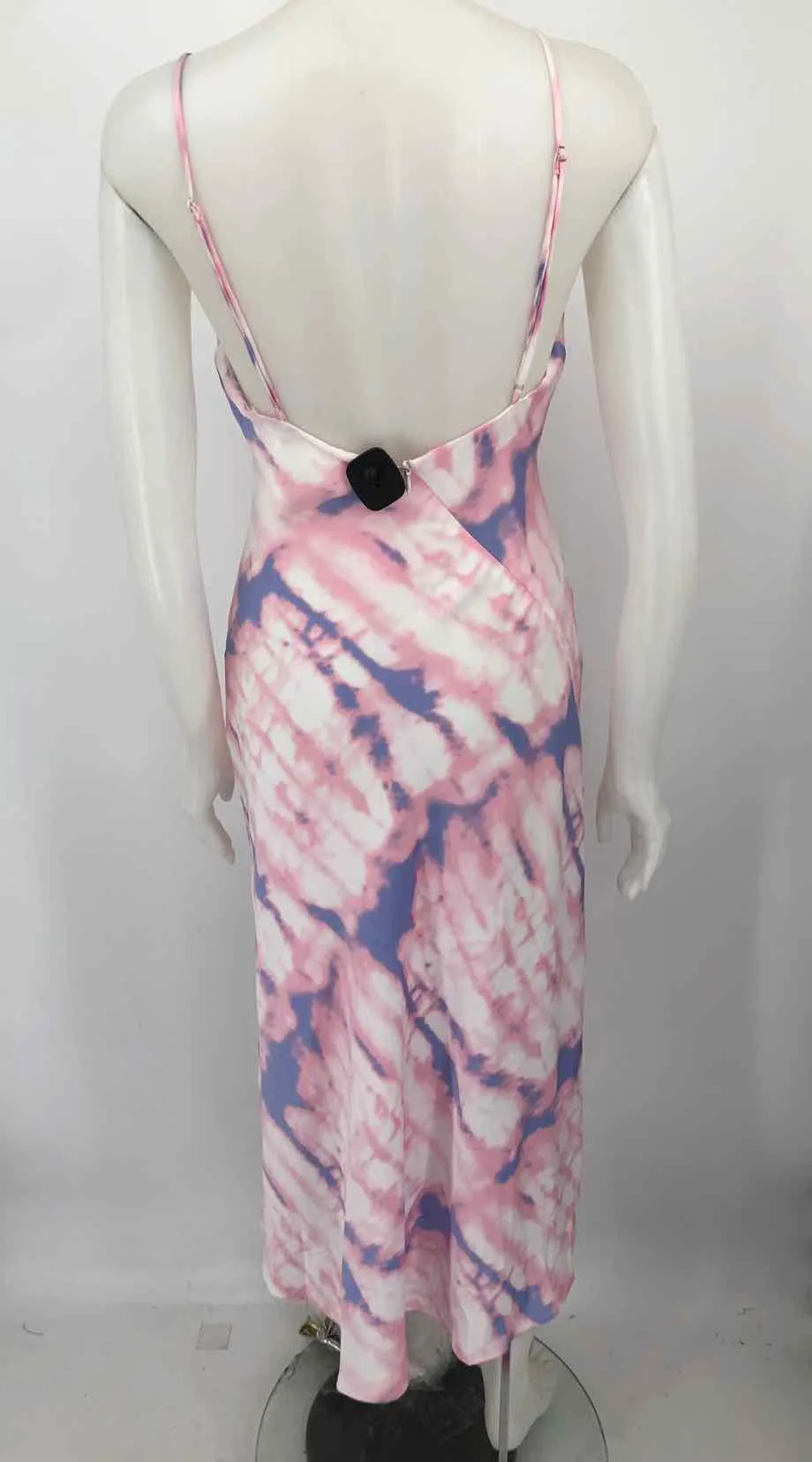 ASTR the Label Pink & White Lilac Tie Dyed Spaghetti Strap Size MEDIUM (M) Dress