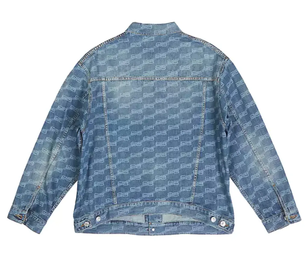 Balenciaga 'BB Monogram' Denim Jacket