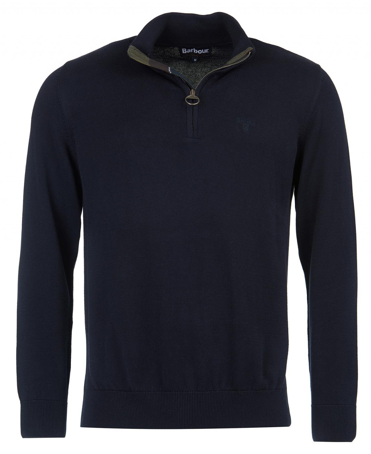 Barbour Cotton Half Zip Navy