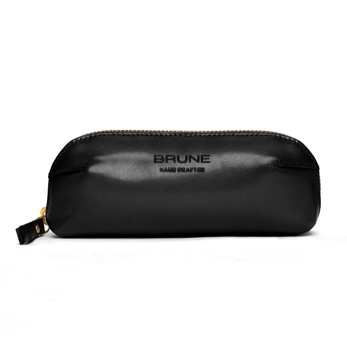 Black Leather Eyewear Glasses Cover by Brune & Bareskin