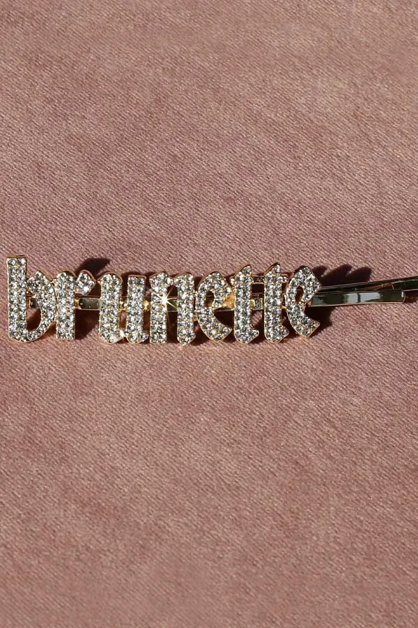 Brunette the Label Hair Clip