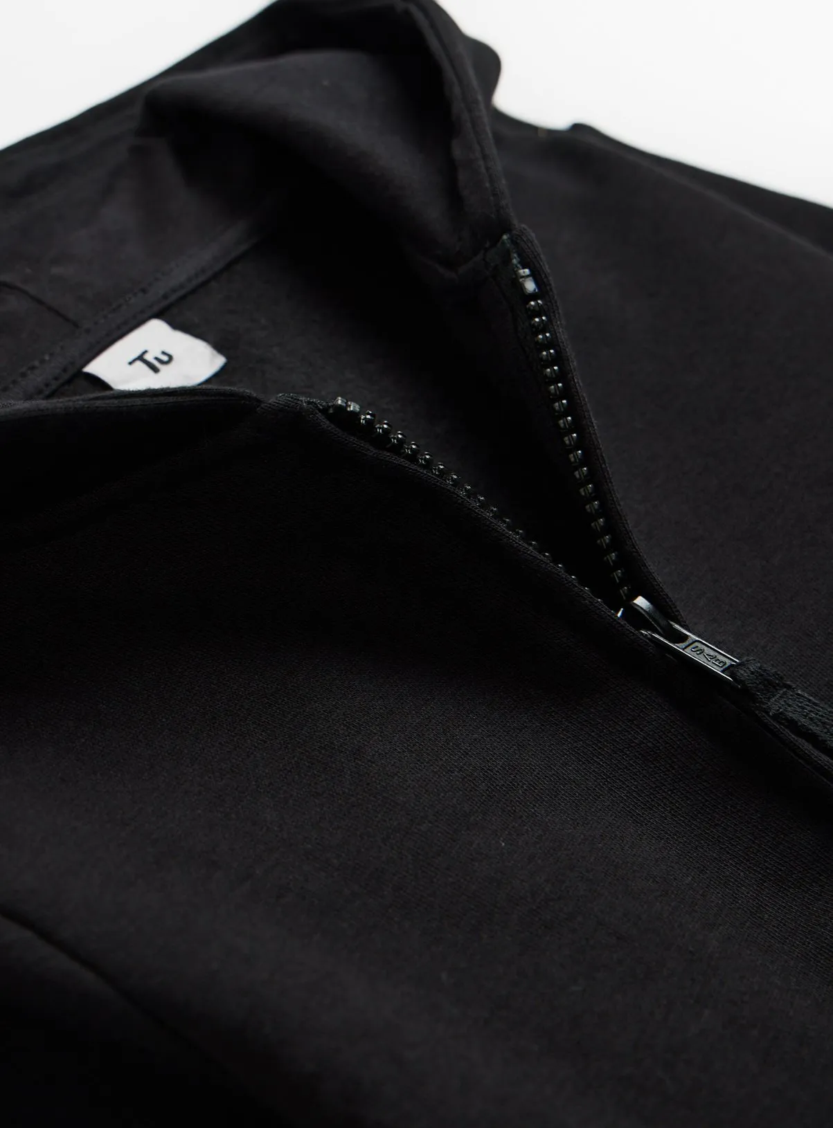 Buy Black Zip-Through Hoodie 7 years | Jumpers and hoodies | Tu