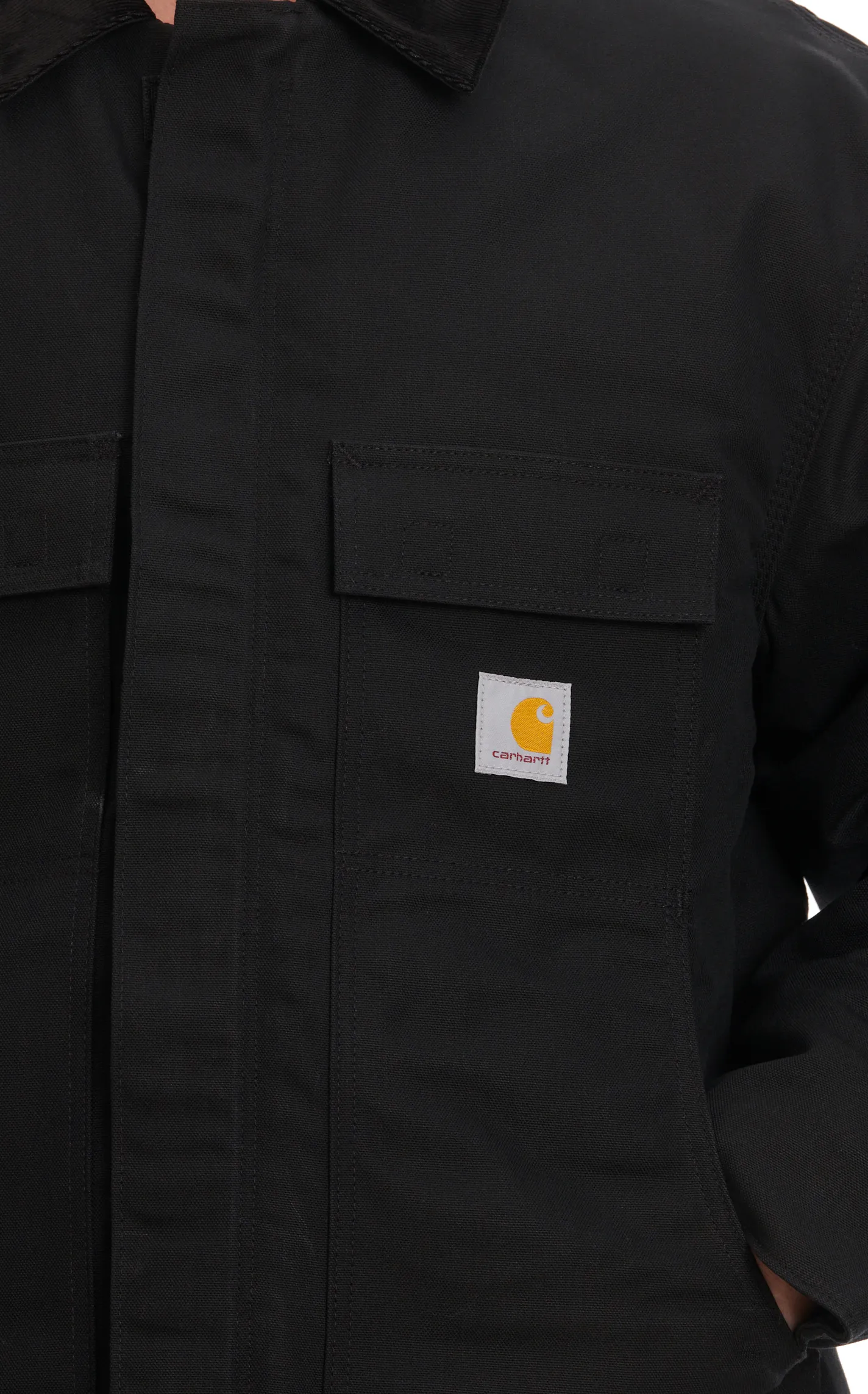 Carhartt Black Duck Quilted Nylon Lined Traditional Canvas Jacket