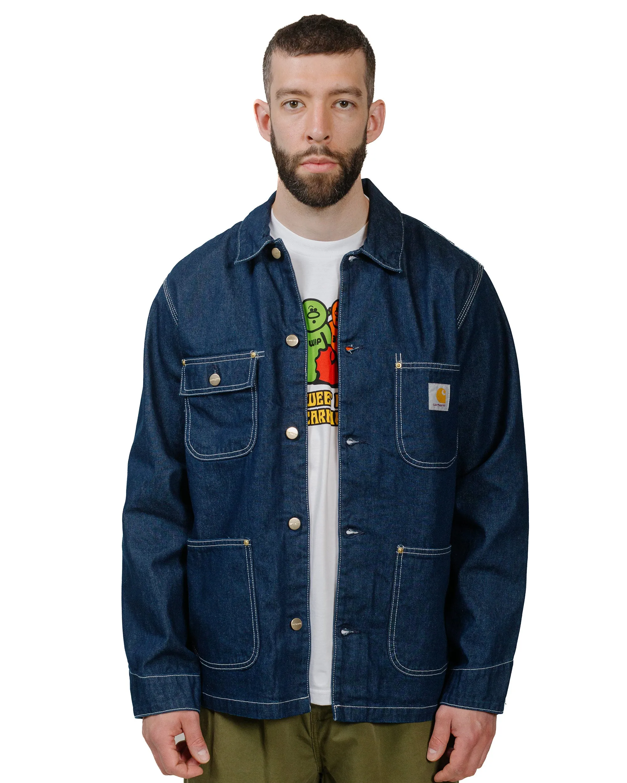 Carhartt W.I.P. OG Chore Coat Denim Blue One Wash