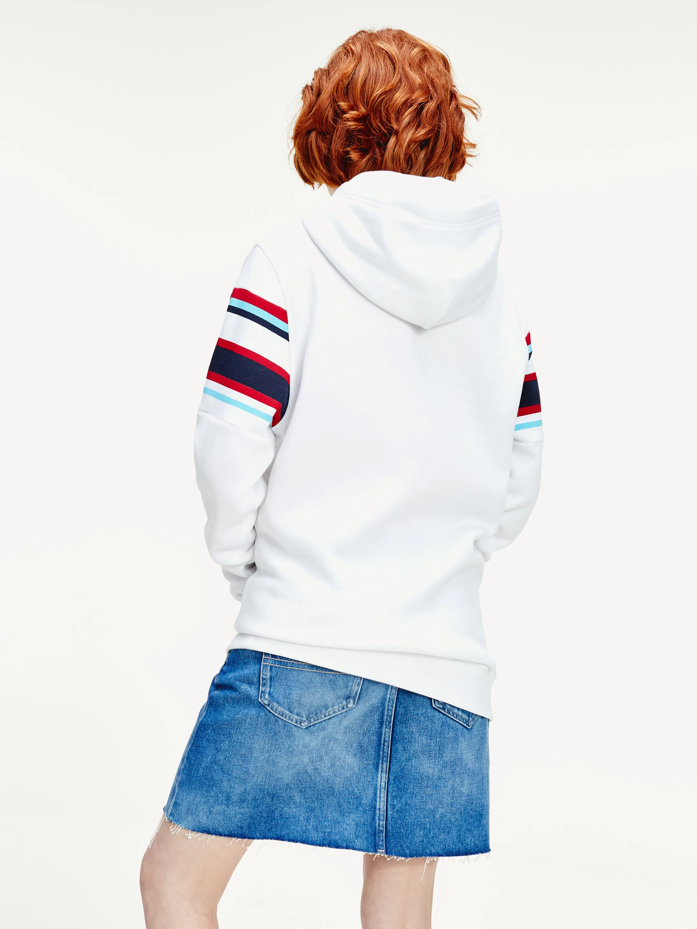 Colour-blocked Logo Relaxed Fit Hoodie | Sweatshirts & Hoodies | Tommy Hilfiger