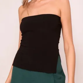 Daily  Essential Tube Top With Side Slit