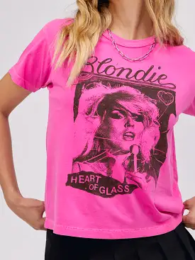 DAYDREAMER Blondie Heart of Glass Flyer Ringer Tee