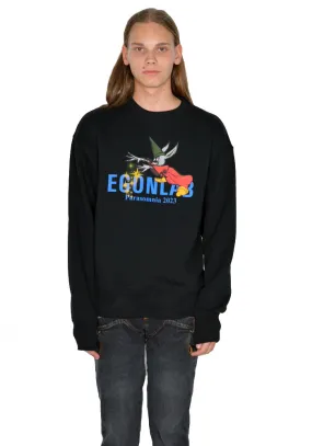 EGONLAB. SW001A FANTASIA SWEATSHIRT BLACK