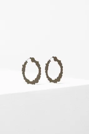 Elk The Label - Gards Hoop Earrings - Olivine