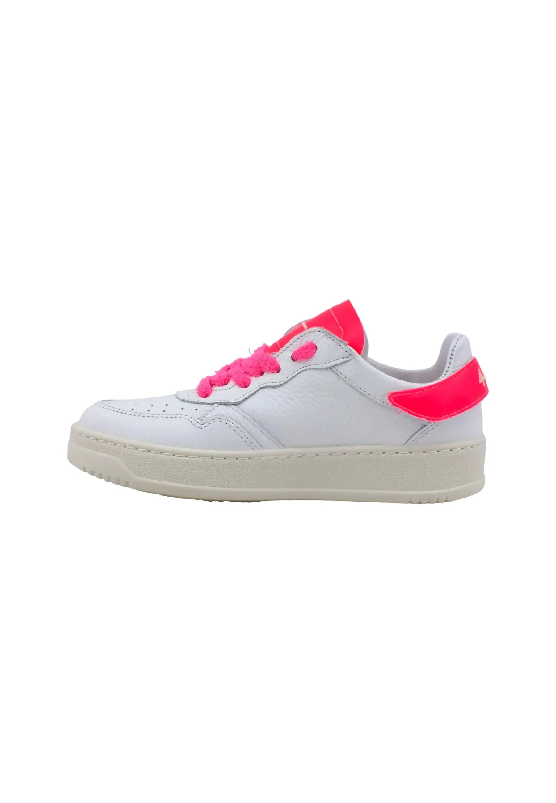 FOURLINE Sneaker Low Max Donna Bianco Rosa Fluo X81