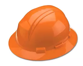 Full Brim Hard Hat With Accessory Slots - Orange