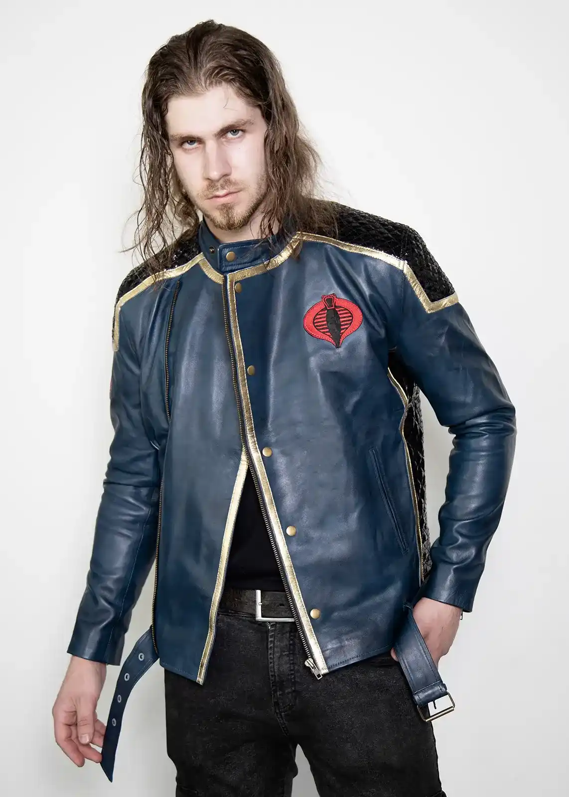 GI Joe Jacket | Cobra Bomber Leather Jacket - Luca Jackets