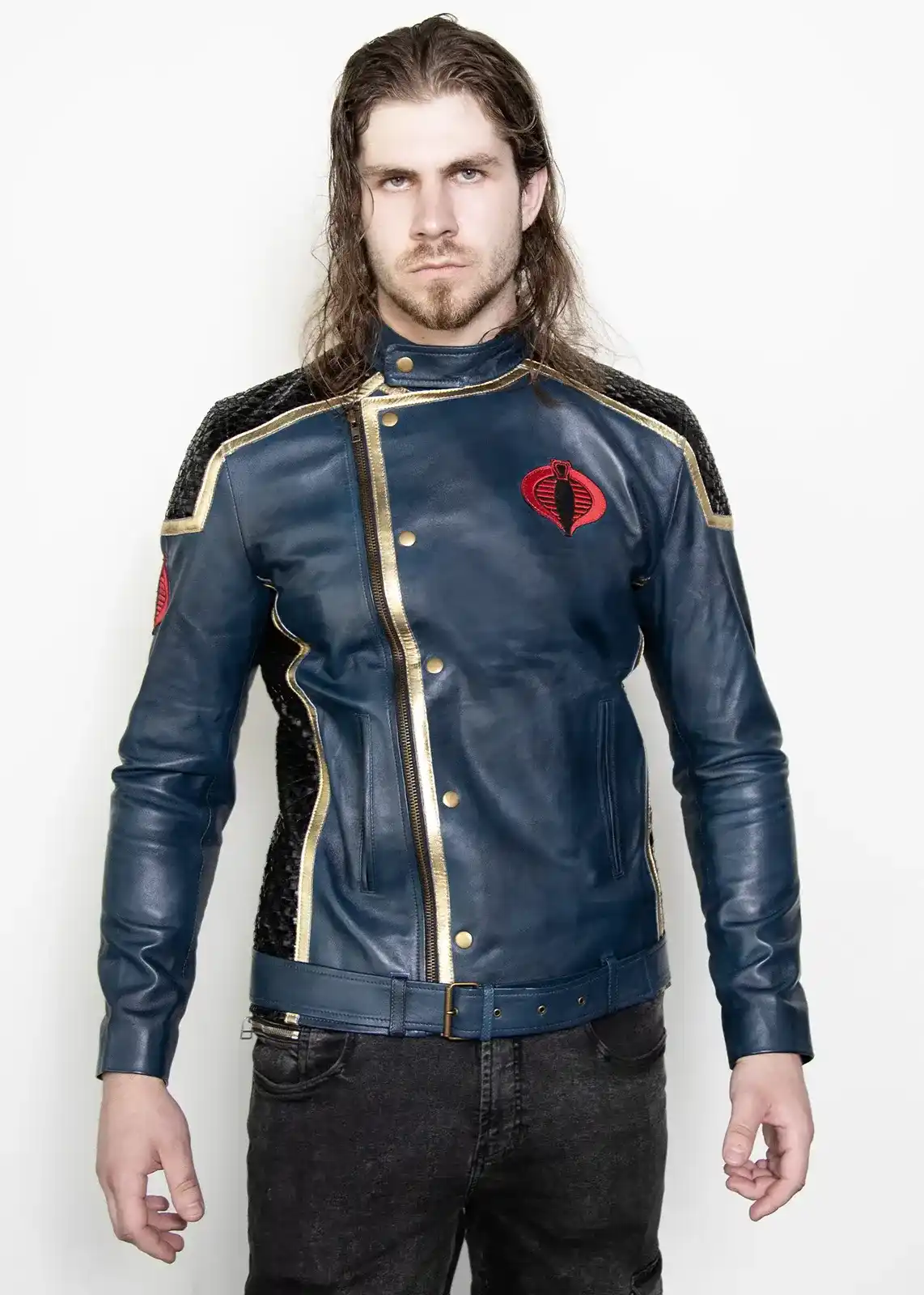 GI Joe Jacket | Cobra Bomber Leather Jacket - Luca Jackets