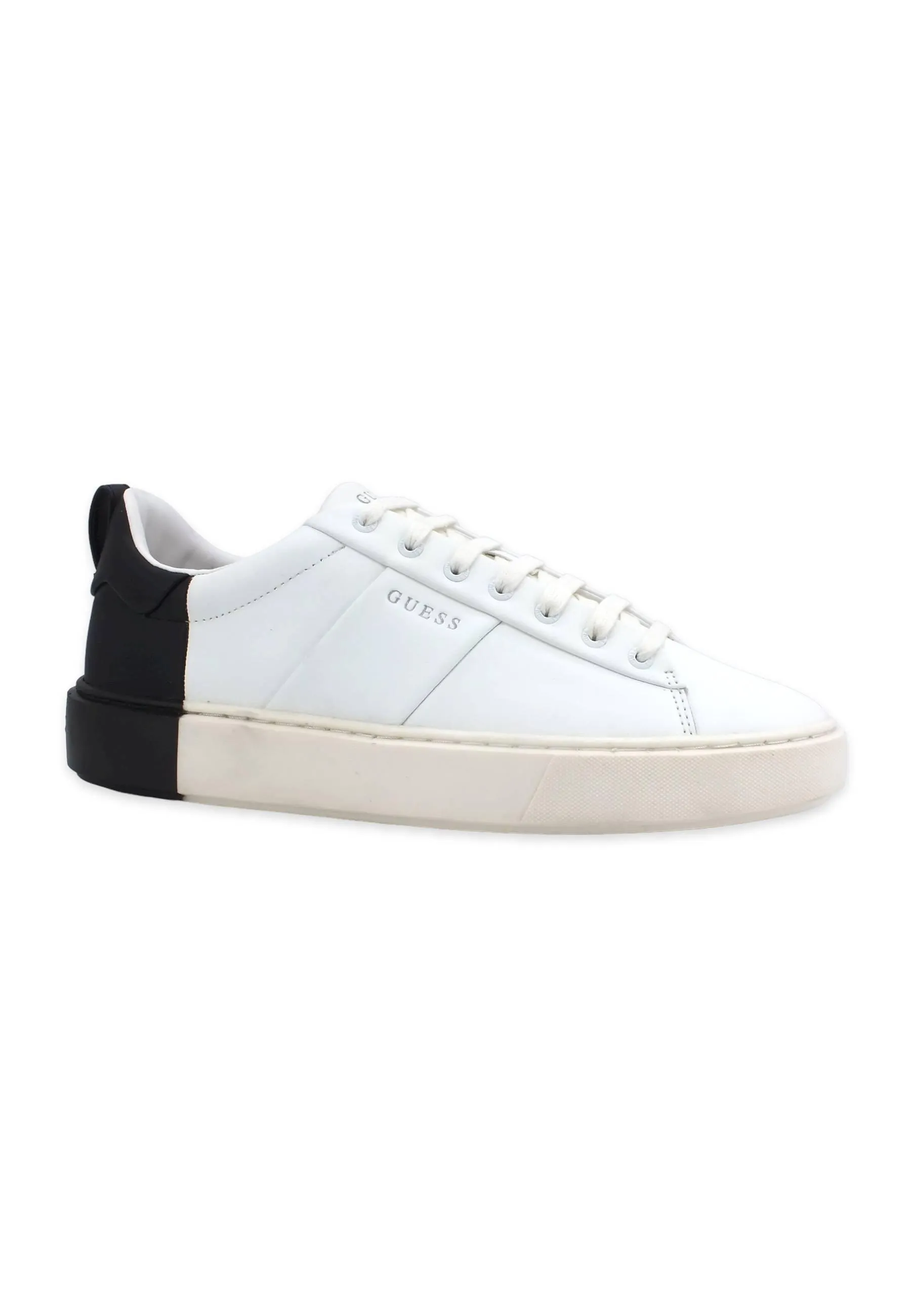 GUESS Sneaker Uomo Bicolor White Black FM5NVILEA12