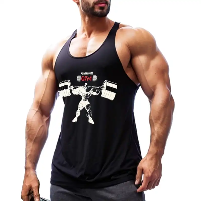 Gym Tank Top Men Fitness Clothing Mens Bodybuilding Tank Tops Summer Gym Clothing For Male Sleeveless Vest Shirt S834229