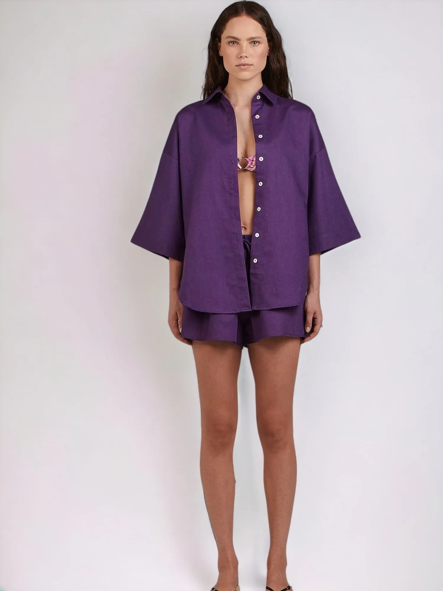 Harlow Shorts | Purple