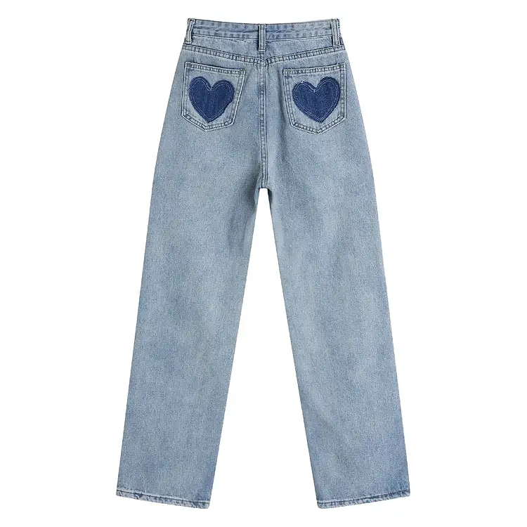 Heart Pocket Jeans