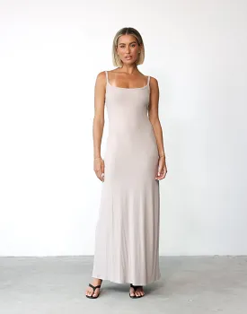 Helia Maxi Dress (Shell)