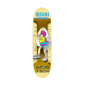 Heroin Anatomy of an Egg Gold Foil Deck 8.75