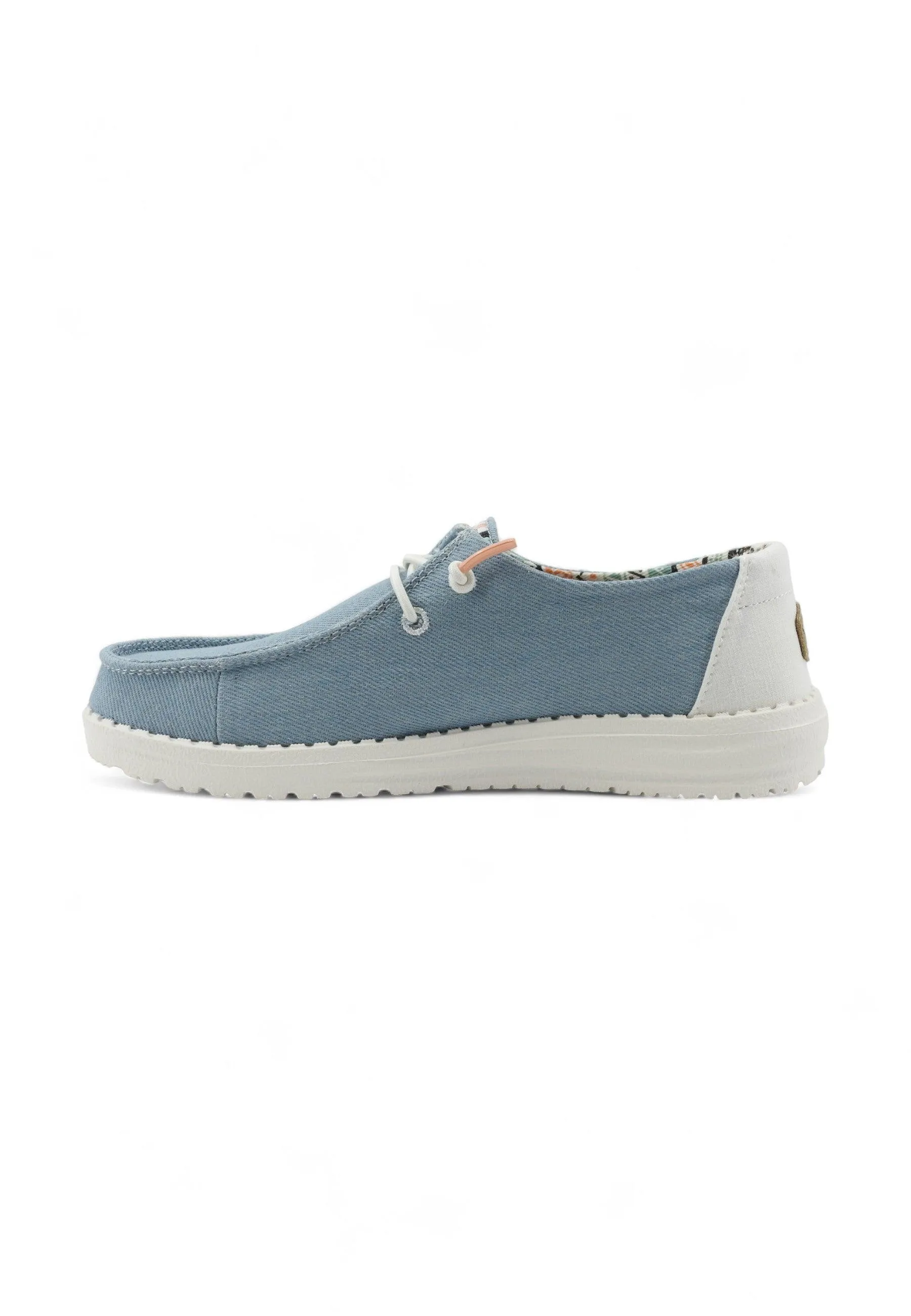 HEY DUDE Wendy Boho Sneaker Vela Donna Light Denim Azzurro 40054-4MH