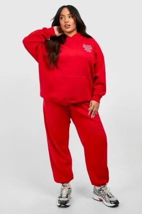 Hoodies & Sweatshirts | Plus Cherry Bubble Sports Club Jogger | boohoo