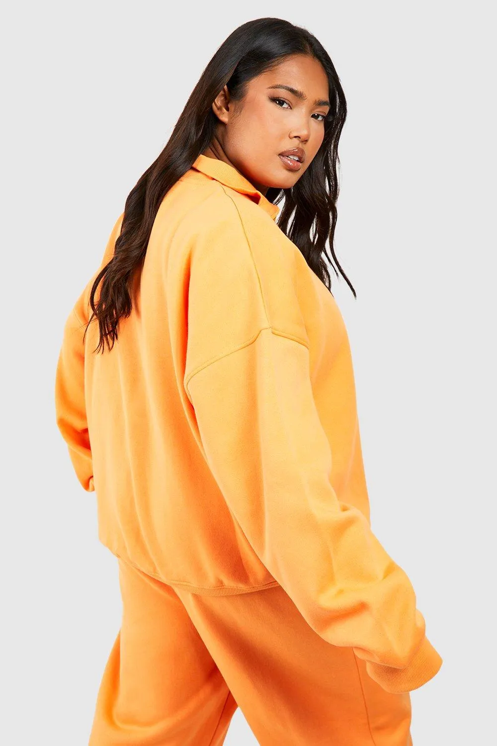 Hoodies & Sweatshirts | Plus Dsgn Studio Half Zip Sweatshirt | boohoo