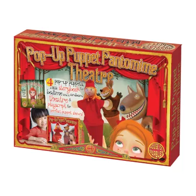 House Of Marbles Pop-Up Puppet Pantomime Theatre - Little Red Riding Hood Toy Playsets