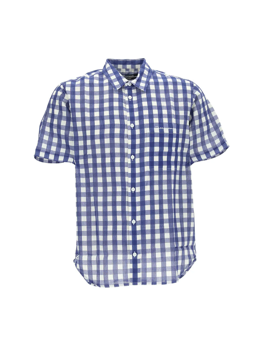 Jacquemus La Chemise Checked Side Slit Shirt