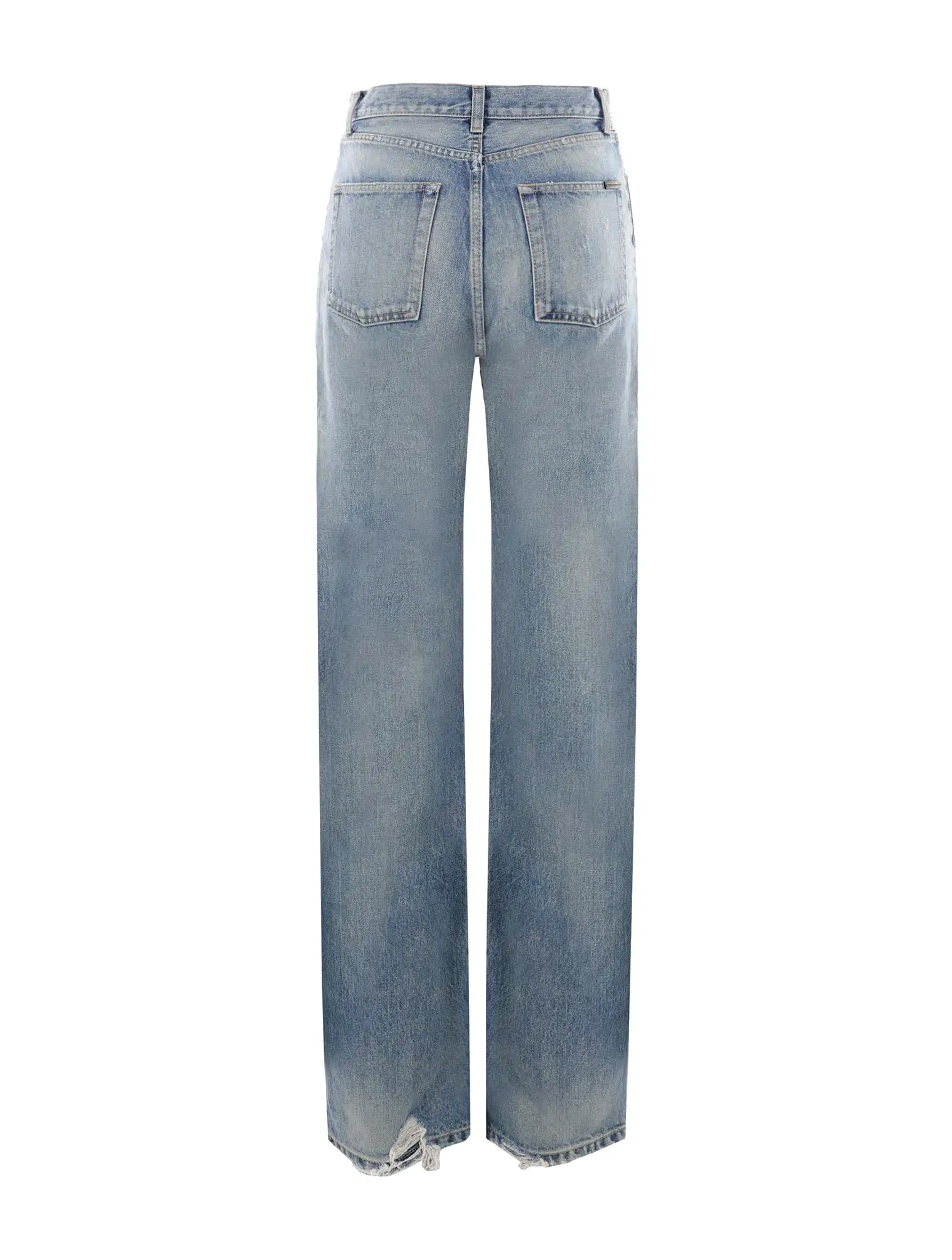 JEANS A GAMBA DRITTA IN DENIM