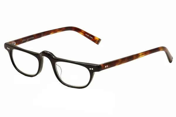 John Varvatos V804 Reading Glasses Men's Black Full Rim +2.50