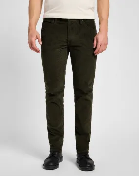 Lee Daren Zip Regular Straight Corduroy Jeans Olive Night