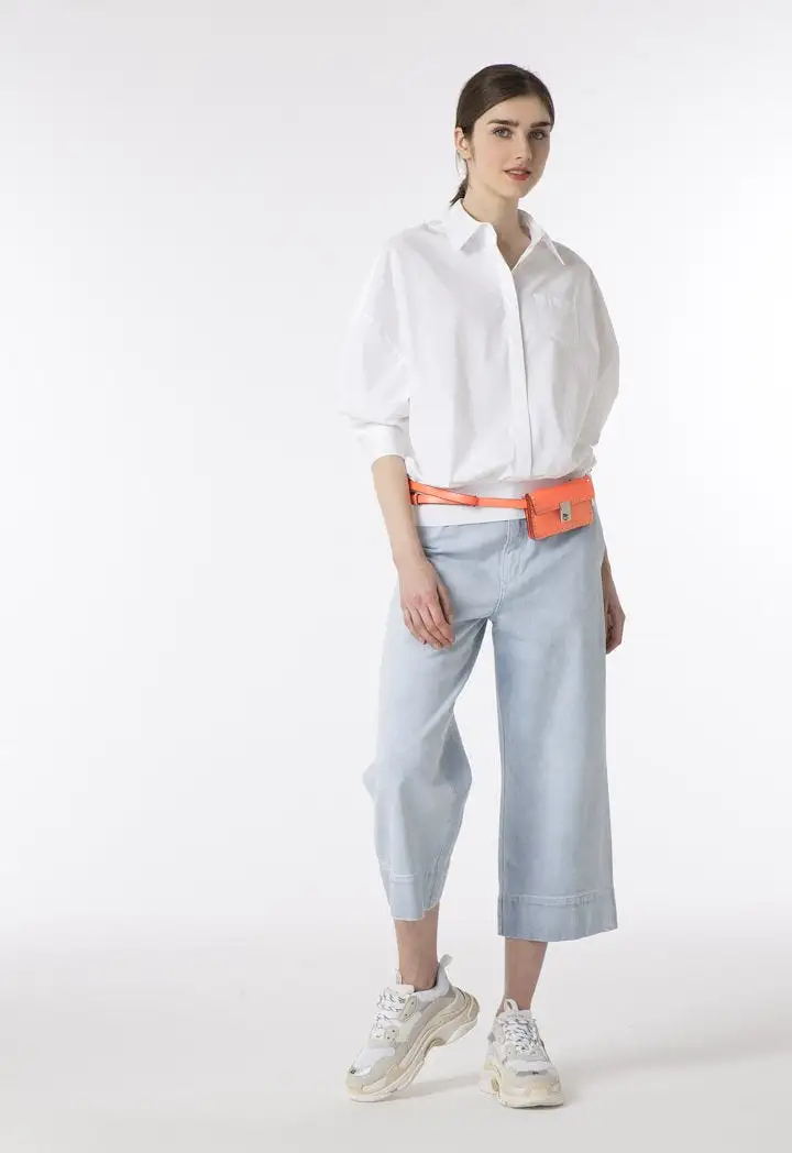 Light Denim Culottes