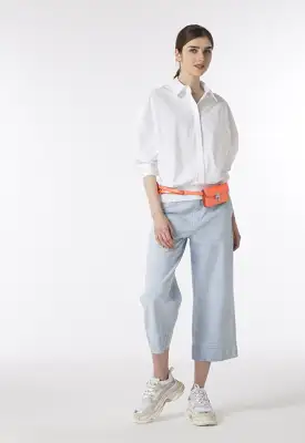 Light Denim Culottes