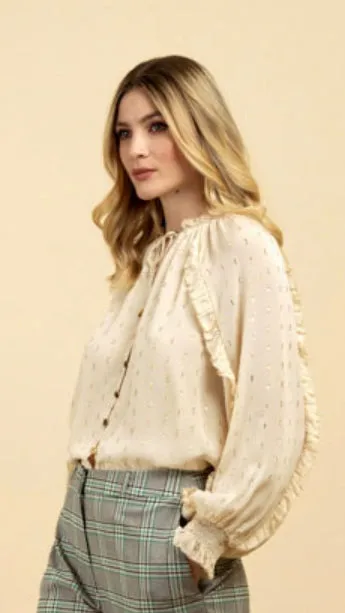 Lola cream FeeG blouse