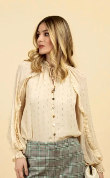 Lola cream FeeG blouse