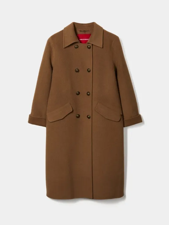 Long wool overcoat