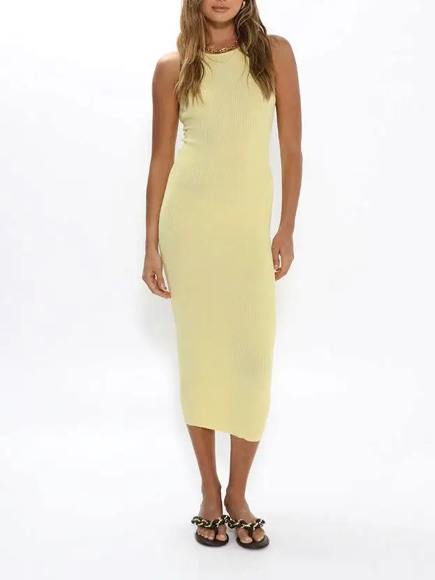 MADISON THE LABEL Devon Knit Midi Dress