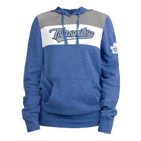 Maple Leafs New Era Women's 3Tone Wordmark Hoody