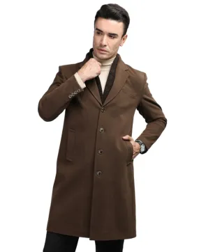 Men Coat Brunette Color