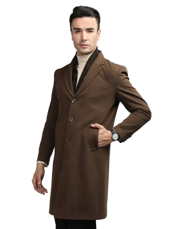 Men Coat Brunette Color