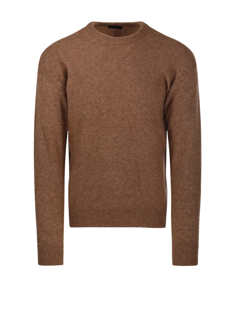 MEN ROBERTO COLLINA BROWN CASHMERE SWEATER