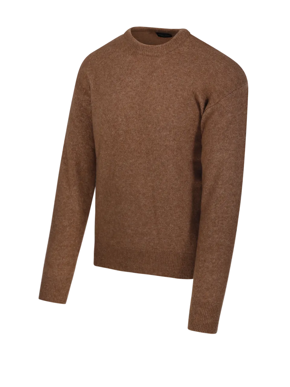 MEN ROBERTO COLLINA BROWN CASHMERE SWEATER