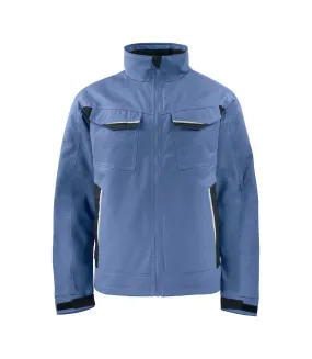 Mens contrast padded service jacket sky blue Projob