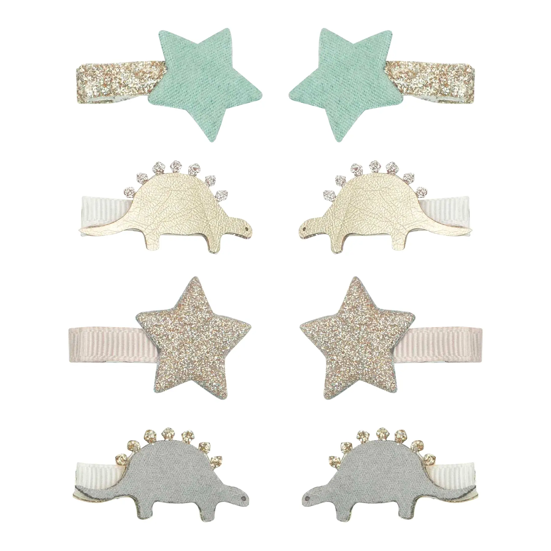 Mini Dreamer Dino Hair Clips - Set of 2